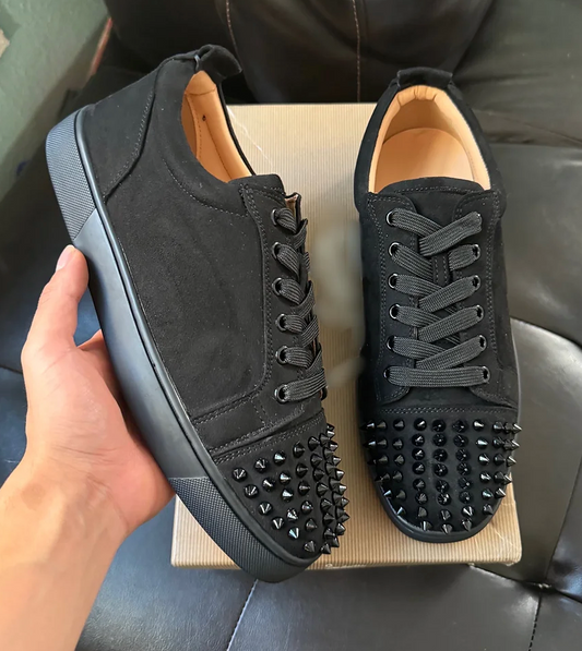 Christian Louvoutin Black Spikes